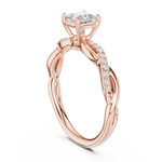 Gold Ring DDLR-590, Rose Gold, view 1
