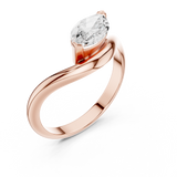 Gold Ring SBWR(30), Rose Gold, view 2