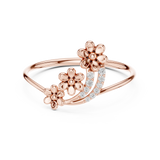 Gold Ring 1 (110), Rose Gold, view 4