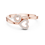 Gold Ring 1 (254), Rose Gold, view 4