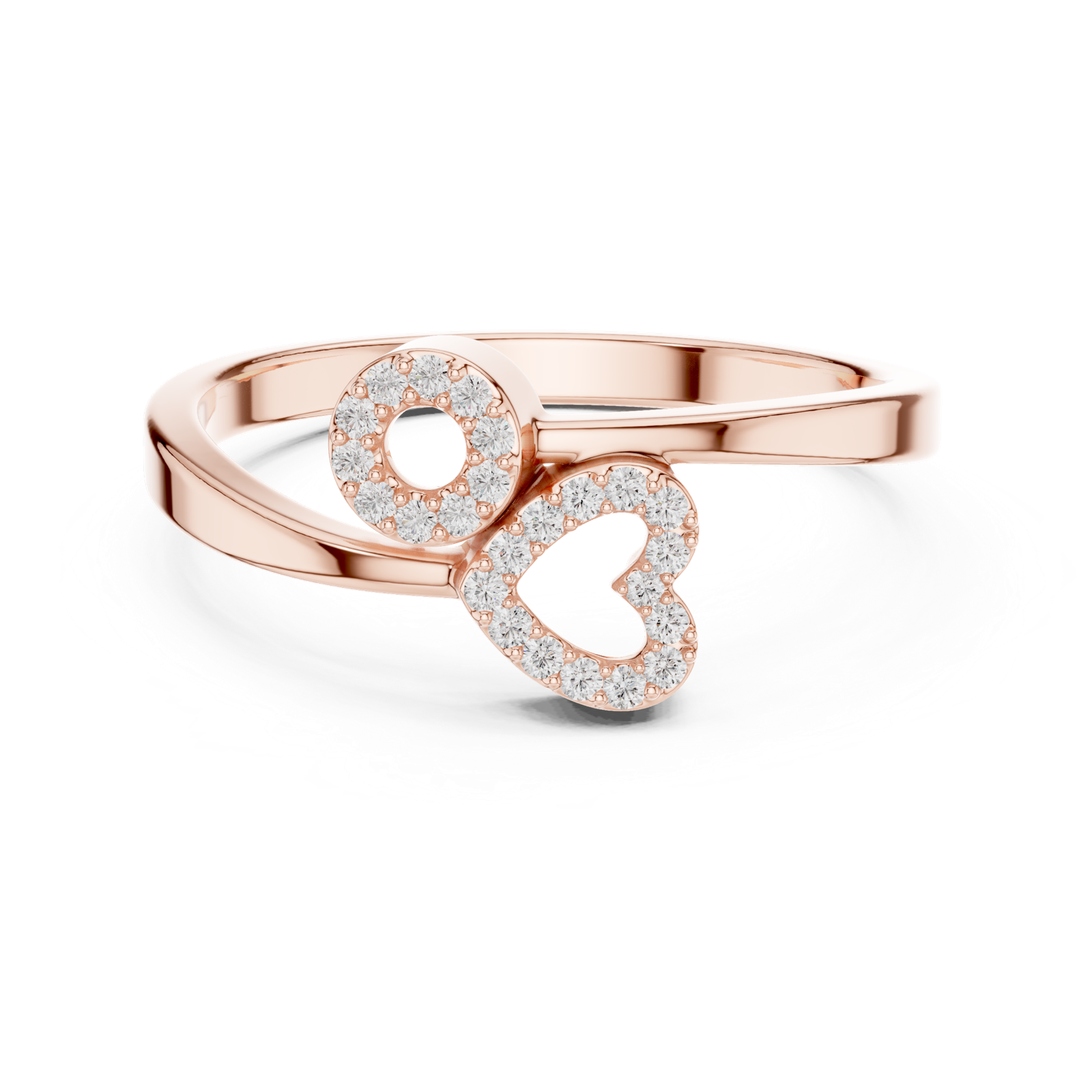 Gold Ring 1 (254), Rose Gold, view 4
