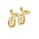 Gold Earrings 3-10011E_156_S, Yellow Gold, view 3