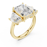 Gold Ring DDLR-746, Yellow Gold, view 2