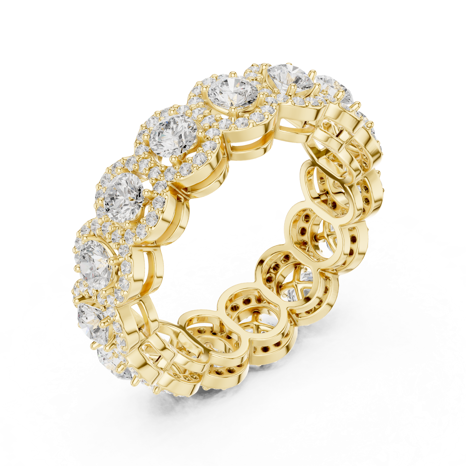 Gold Ring DDLR-764, Yellow Gold, view 2