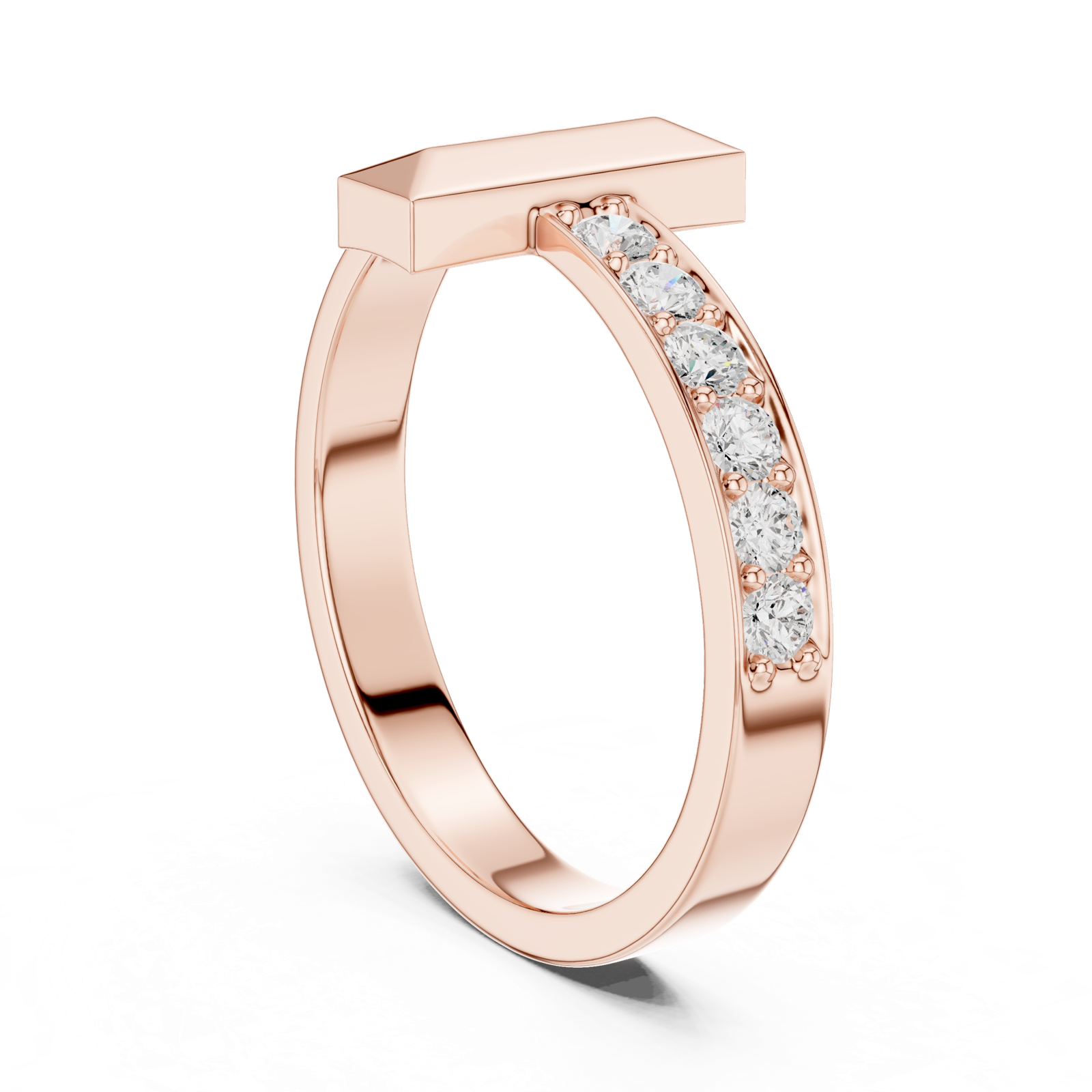 Gold Ring SBMR(3), Rose Gold, view 1
