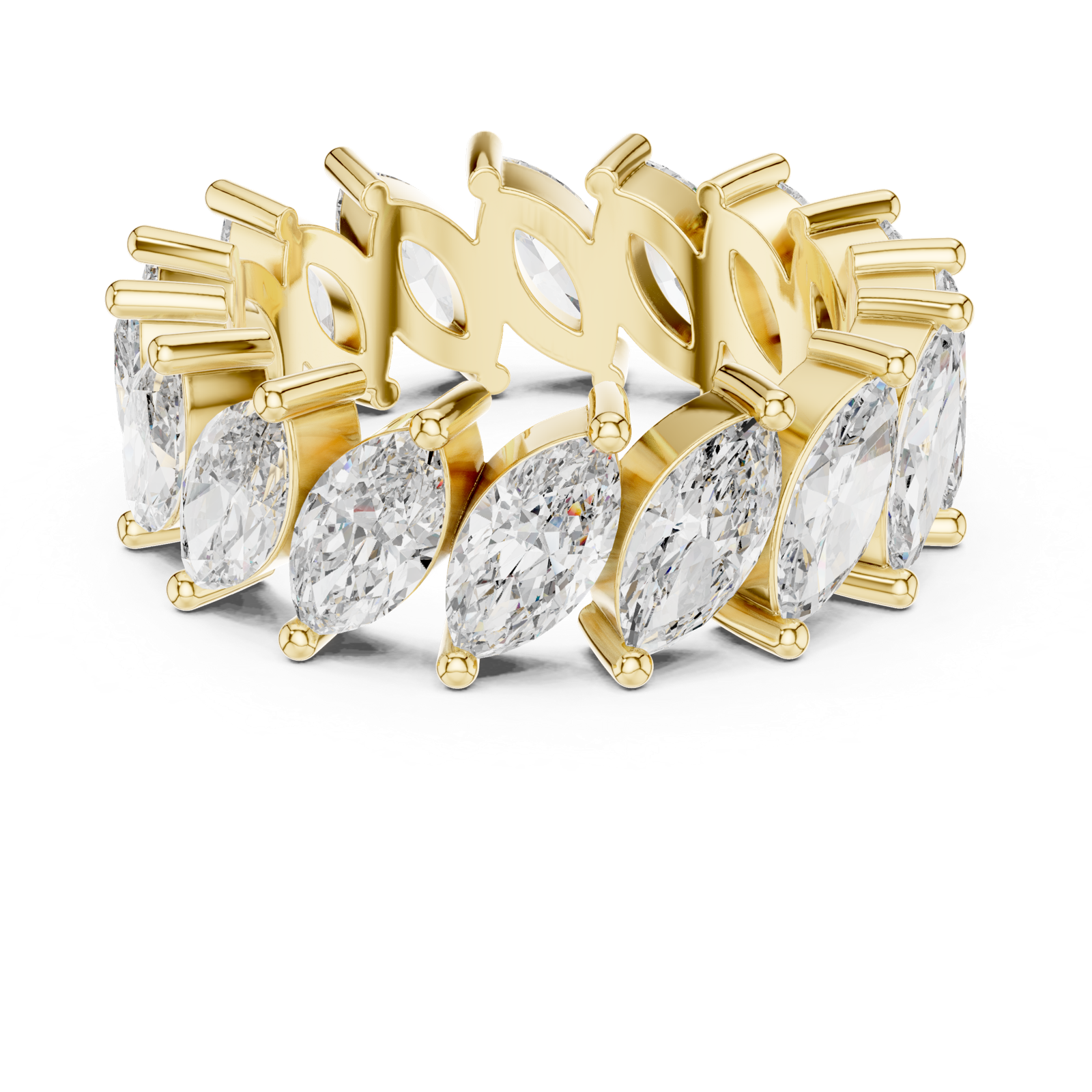 Gold Ring DDLR-247, Yellow Gold, view 4