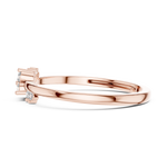 Gold Ring LR-01 (95), Rose Gold, view 3