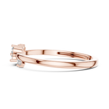 Gold Ring LR-01 (95), Rose Gold, view 3