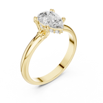 Gold Ring DDLR-1059, Yellow Gold, view 2