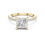 Gold Ring DDLR-890, Yellow Gold, view 4