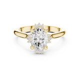 Gold Ring DDLR-336, Yellow Gold, view 4