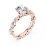 Gold Pendant 9-10031L_SS9, Rose Gold, view 2