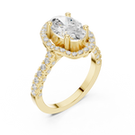 Gold Ring DDLR-410, Yellow Gold, view 2