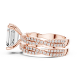 Gold Ring DDLR-300, Rose Gold, view 3