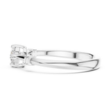 Gold Ring DDLR-796, White Gold, view 3
