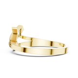 Gold Ring DDLR-737, Yellow Gold, view 3