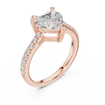 Gold Ring DDLR-878, Rose Gold, view 2