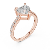 Gold Ring DDLR-878, Rose Gold, view 2