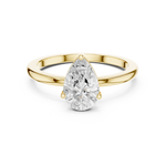 Gold Ring DDLR-1080, Yellow Gold, view 4