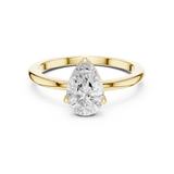 Gold Ring DDLR-1080, Yellow Gold, view 4