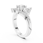 Gold Ring DDLR-436, White Gold