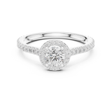 Gold Ring LR-0224, White Gold, view 4
