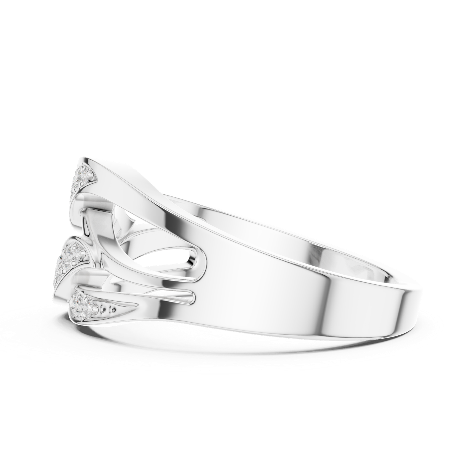 Gold Ring SBWR(49), White Gold, view 3