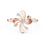 Gold Ring DR-6236, Rose Gold