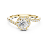 Gold Ring LR-0338, Yellow Gold, view 4