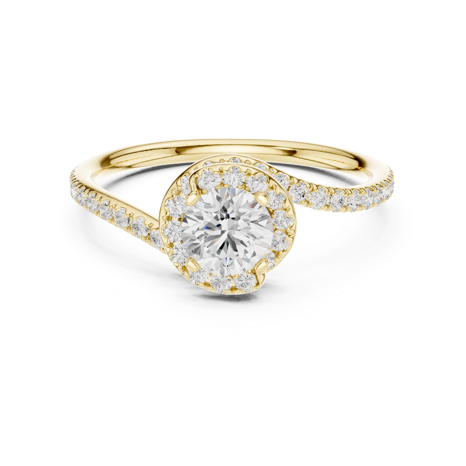 Gold Ring LR-0338, Yellow Gold, view 4