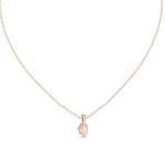 Gold Pendant GPD-0047, Rose Gold, view 4