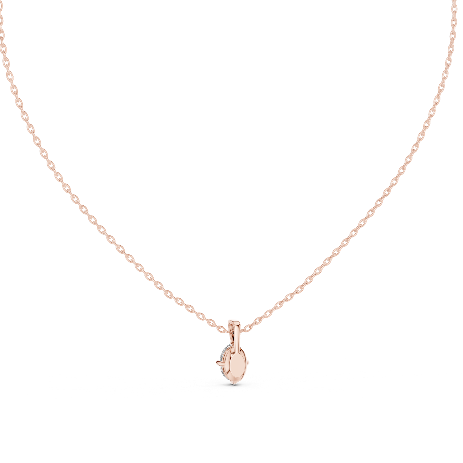 Gold Pendant GPD-0047, Rose Gold, view 4