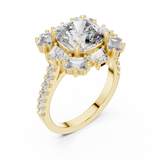 Gold Ring DDLR-179, Yellow Gold, view 2