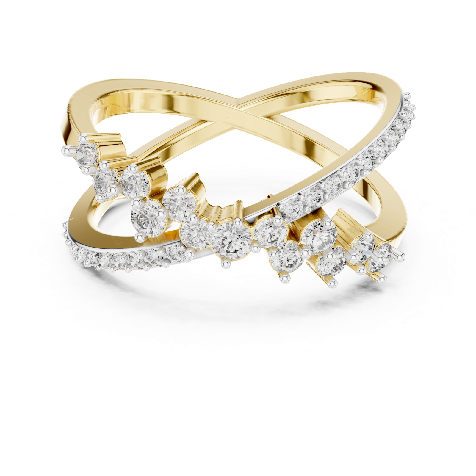 Gold Ring 12-10020@L, Yellow Gold