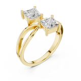 Gold Ring DDLR-519, Yellow Gold, view 2