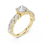 Gold Ring DDLR-657, Yellow Gold, view 2