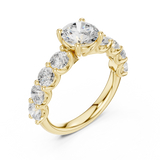 Gold Ring DDLR-657, Yellow Gold, view 2