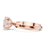 Gold Ring DDLR-694, Rose Gold, view 3