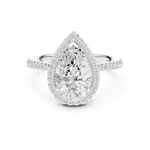 Gold Ring DDLR-747, White Gold, view 4