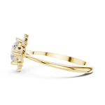 Gold Ring DDLR-328, Yellow Gold, view 3