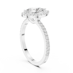 Gold Ring DDLR-1085, White Gold, view 1