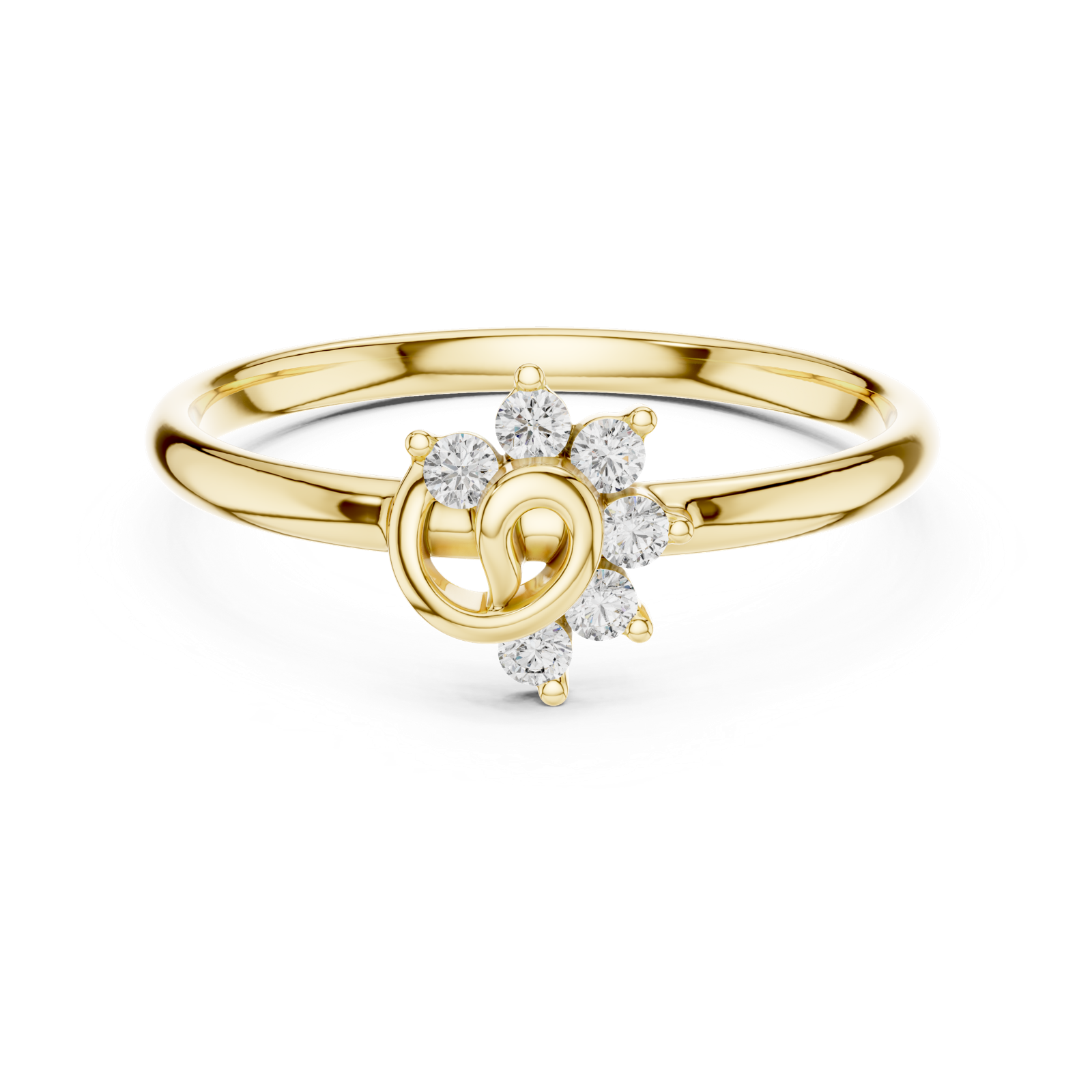 Gold Ring 1 (363), Yellow Gold, view 4