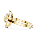 Gold Ring ALR-154, Yellow Gold, view 3