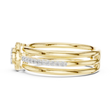 Gold Ring 12-10060@L, Yellow Gold, view 3