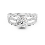 Gold Ring DDLR-676, White Gold, view 4