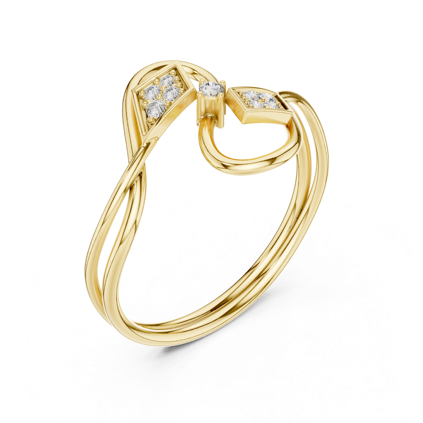 Gold Ring 1 (223), Yellow Gold, view 2