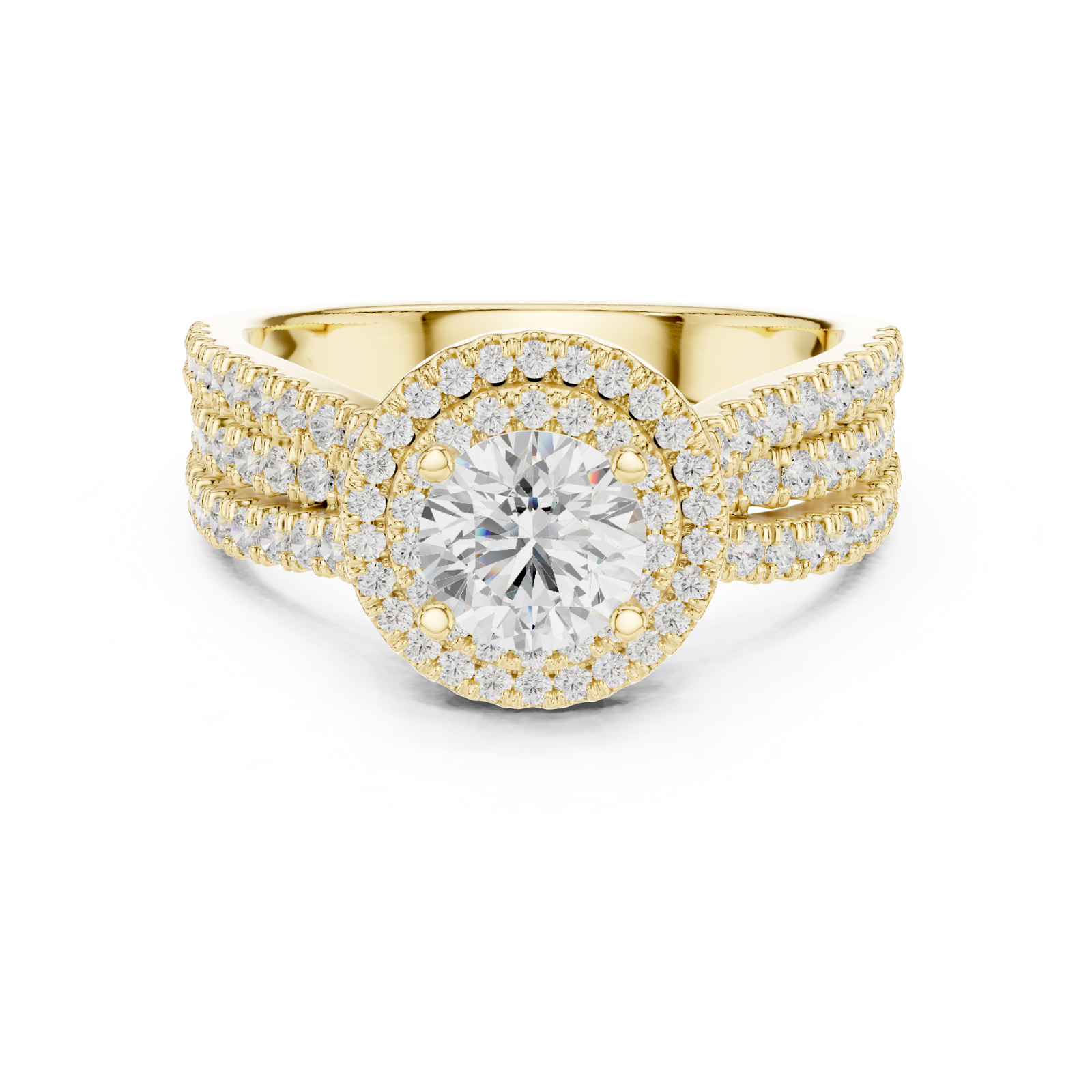Gold Ring LR-0213, Yellow Gold, view 4