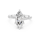 Gold Ring DDLR-964, White Gold, view 4