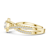 Gold Ring LR-0301, Yellow Gold, view 3