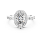 Gold Ring LR-0050, White Gold